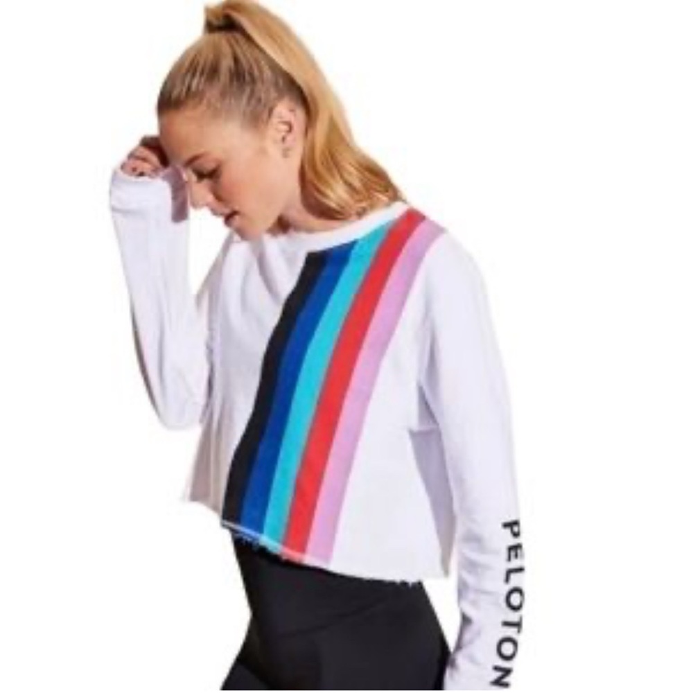 Peloton cropped sweatshirt